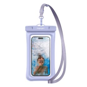 Veekindel kott kuni 6.9" telefonile, hõljuv, helelilla, IPX8, A610, Spigen