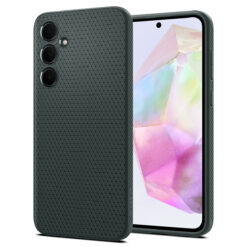 Kaitseümbris Liquid Air, Samsung Galaxy A35 5G, tumeroheline, Spigen