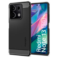 Kaitseümbris Rugged Armor, Xiaomi Redmi Note 13 5G, must, Spigen