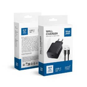 Charger Blue Star (TFB-TC-20W) + "USB-C (Type-C) to "USB-C (Type-C)" (1xUSB-C 20W) black