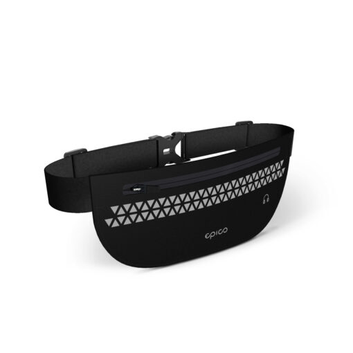 Spordikott vööle Running Pouch, kuni 6.5" telefonile, must, Epico