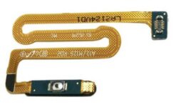 Flex Samsung A125 A12/A127 A12S on/off + with fingerprint Black original (service pack)