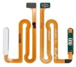 Flex Samsung A125 A12/A127 A12S on/off with fingerprint White original (service pack)