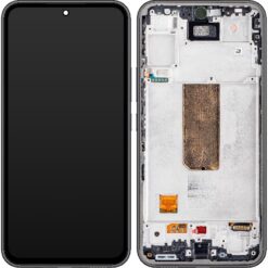 LCD screen Samsung A546 A54 5G 2023 with touch screen and frame Graphite OLED (real size)