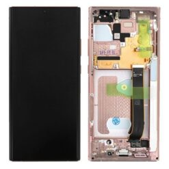 LCD screen Samsung N985/N986 Note 20 Ultra with touch screen and frame Mystic Bronze original (service pack)