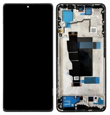 LCD screen Xiaomi Redmi Note 13 Pro 5G with touch screen with frame Aurora Purple (compatible with Poco X6 5G) original (service pack)
