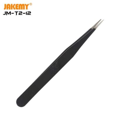 Metal antistatic tweezers Jakemy JM-T2-12 ESD