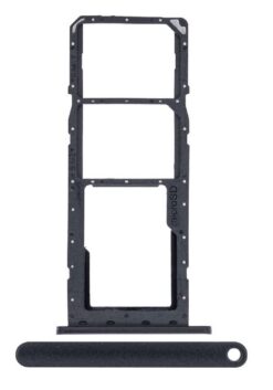SIM card holder Samsung A025 A02S 2020 Black original (service pack)