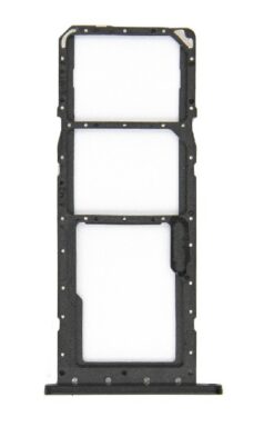 SIM card holder Samsung A037 A03s 2021 Black original (service pack)