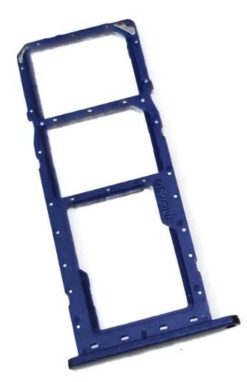 SIM card holder Samsung A037 A03s 2021 Blue original (service pack)
