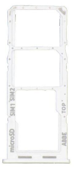 SIM card holder Samsung A225 A22 4G 2021 White original (service pack)