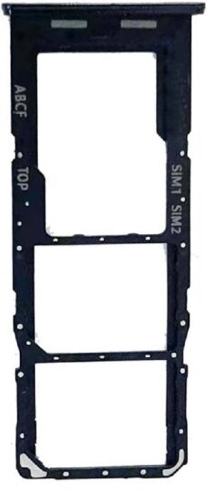 SIM card holder Samsung A236 A23 5G Black original (service pack)