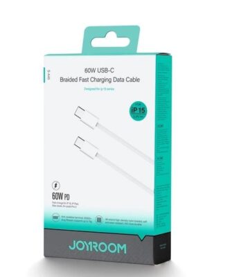 USB cable JOYROOM (S-45) "USB-C (Type-C) to USB-C (Type-C)" (60W 1m) white