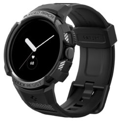 Kaitseümbris kellarihmaga Rugged Armor Pro, Google Pixel Watch 3 (41mm) / Watch 2 / Watch, must, Spigen