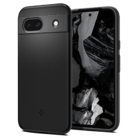 Kaitseümbris Thin Fit, Google Pixel 8a, must, õhuke, Spigen