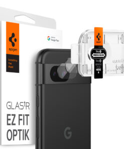 Tagakaamerate kaitseklaas EZ Fit Optik, Google Pixel 8a, komplektis 2tk, läbipaistev, Spigen