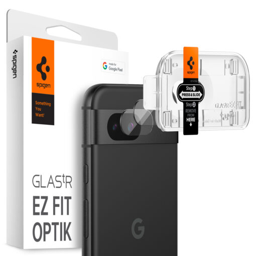 Tagakaamerate kaitseklaas EZ Fit Optik, Google Pixel 8a, komplektis 2tk, läbipaistev, Spigen