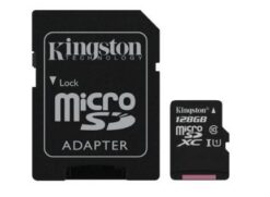 Memory card Kingston Canvas Select Plus MicroSD 128GB (class10 UHS-I 100MB/S) + SD Adapter