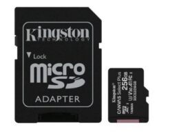 Memory card Kingston Canvas Select Plus MicroSD 256GB (class10 UHS-I 100MB/S) + SD Adapter