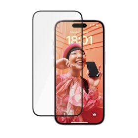 Kaitseklaas Ceramic Protection, Apple iPhone 15, Ultra-Wide Fit, PanzerGlass