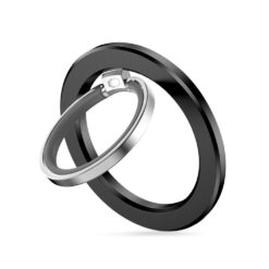 Telefoni sõrmerõngas / tugijalg MagSafe Phone Ring, must, MagSafe magnetkinnitusega, Tech-Protect