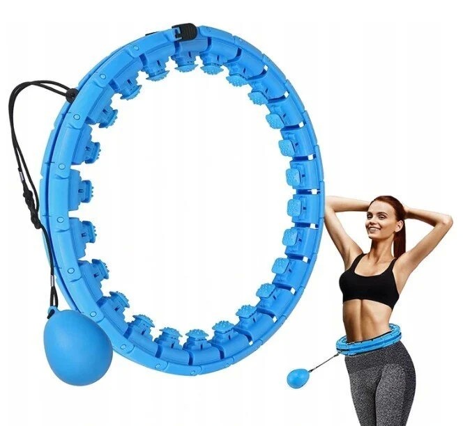 Masseeriv hularõngas Smart Hula Hoop HHP002 helesinine - Image 2