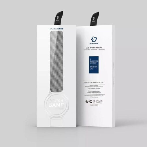 Käevõru Dux Ducis Milanese Series For Smartwatches 20mm Silver - Image 4