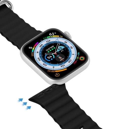 Käevõru Dux Ducis OceanWave Series Apple Watch 38/40/41mm Black - Image 3