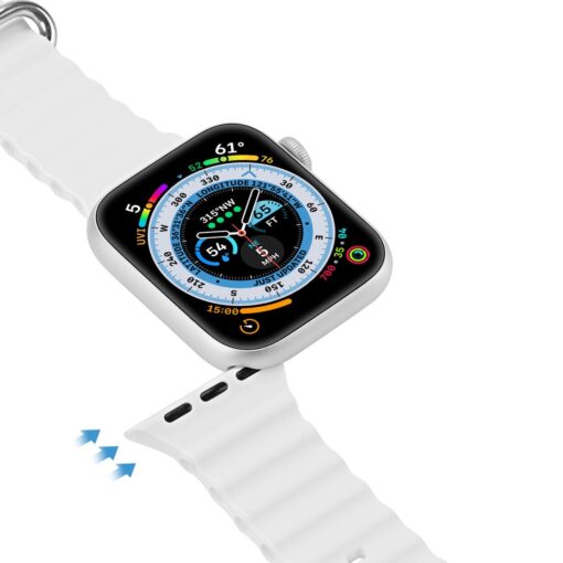 Käevõru Dux Ducis OceanWave Series Apple Watch 42/44/45/49mm White - Image 3