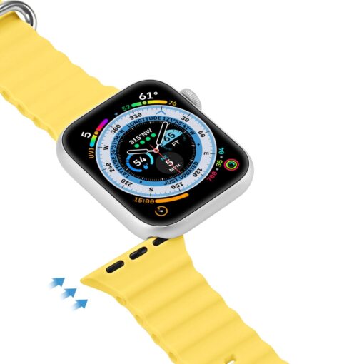 Käevõru Dux Ducis OceanWave Series Apple Watch 38/40/41mm Yellow - Image 3