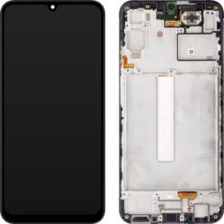 LCD ekraan Samsung A256 A25 5G puuteekraani ja raamiga originaal Black (service pack)