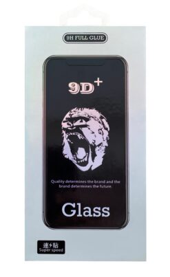 LCD kaitsev karastatud klaas 9D Gorilla Apple iPhone 16 must
