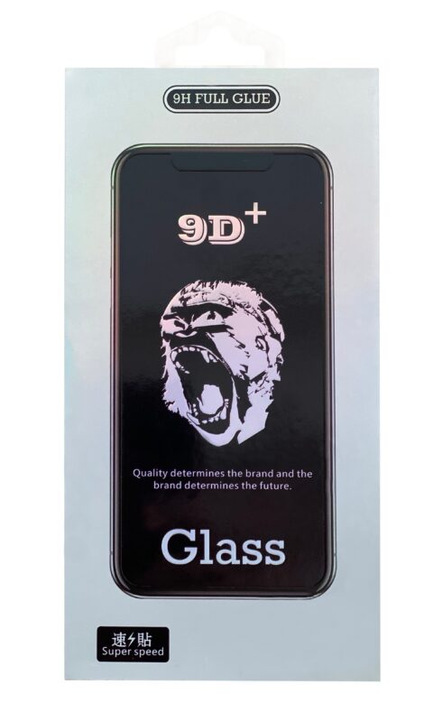 LCD kaitsev karastatud klaas 9D Gorilla Apple iPhone 16 must
