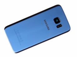 Back cover for Samsung G935F S7 Edge light blue (Coral Blue) original (used Grade A)
