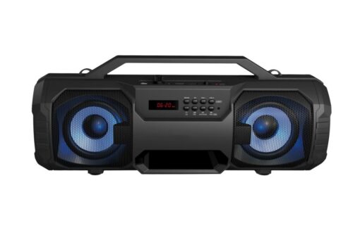 Bluetooth portable speaker Platinet (PMPB350) Boombox Classic (12W, RGB) black