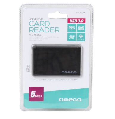 Card reader Omega (OUCR33IN1) (microSDHC,SDHC,SDXC USB 3.0) black