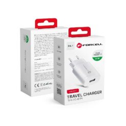 Charger Forcell (1xUSB 2.4A 18W) white