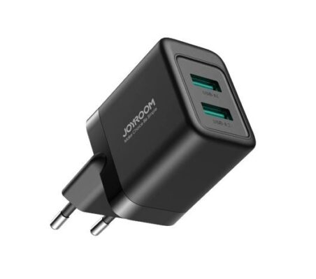 Charger JOYROOM (JR-TCN01) (2xUSB; 2.4A 12W) black
