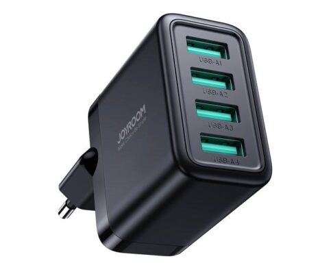 Charger JOYROOM (JR-TCN03) (4xUSB; 4.8A 24W) black