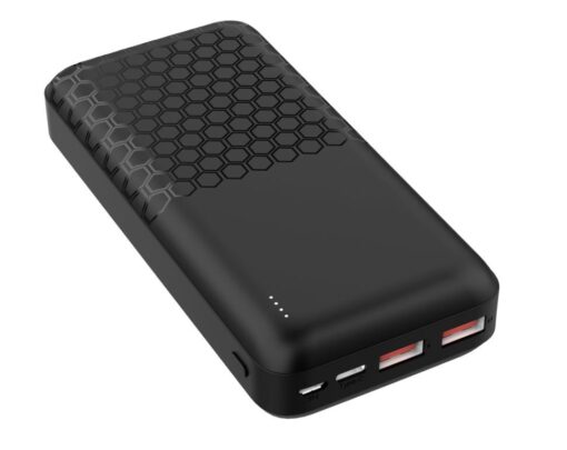 External battery POWER BANK PLATINET (PMPB20OP18B) 20000mAh (2xUSB; 2xType-C; QC3.0 22,5W) black