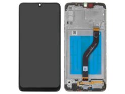 LCD screen Samsung A207F A20s with touch screen and frame black original