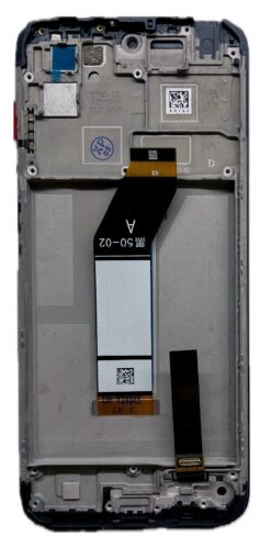 LCD screen Xiaomi Redmi 10 2022 with touch screen and frame Black ORG