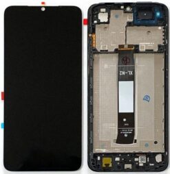 LCD screen Xiaomi Redmi A1/A1+/A2/A2+ with touch screen with frame Black original (service pack)
