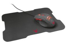Mouse VARR Gaming optical 6D + mousepad (295x210x2mm) black
