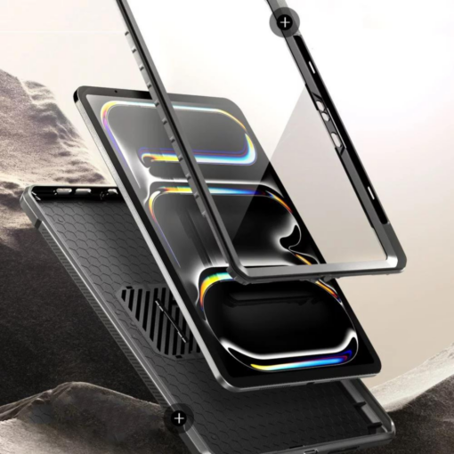 Kaitseümbris ekraanikaitsega Unicorn Beetle PRO, Apple iPad Pro 13" (2024), must, Supcase - Image 4