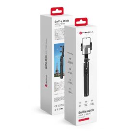 Selfie stick + tripod Forcell F-GRIP (S150XL) (Bluetooth) black