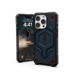 Kaitseümbris Monarch Pro Kevlar, Apple iPhone 16 Pro, Kevlar tumesinine, MagSafe, Urban Armor Gear (UAG)