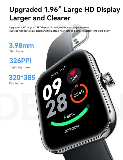 Nutikas käekell lastele Joyroom JR-FT5 Plus Fit-Life Series Smart Watch (Answer/Make Call) roosakas kuldne - Image 2