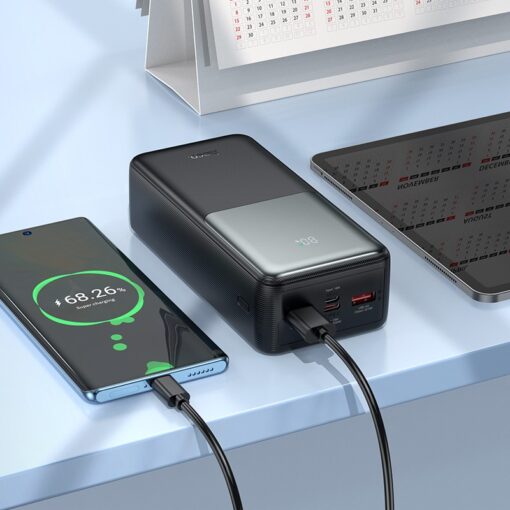 Väline aku Power Bank Hoco J136B 22.5W+PD20W 30000mAh must - Image 3