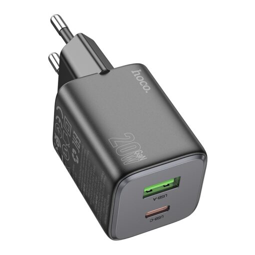 Laadija Hoco N41 20W GaN USB-A/USB-C must